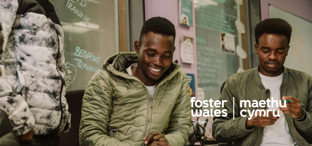 Foster wales hero image of two young men